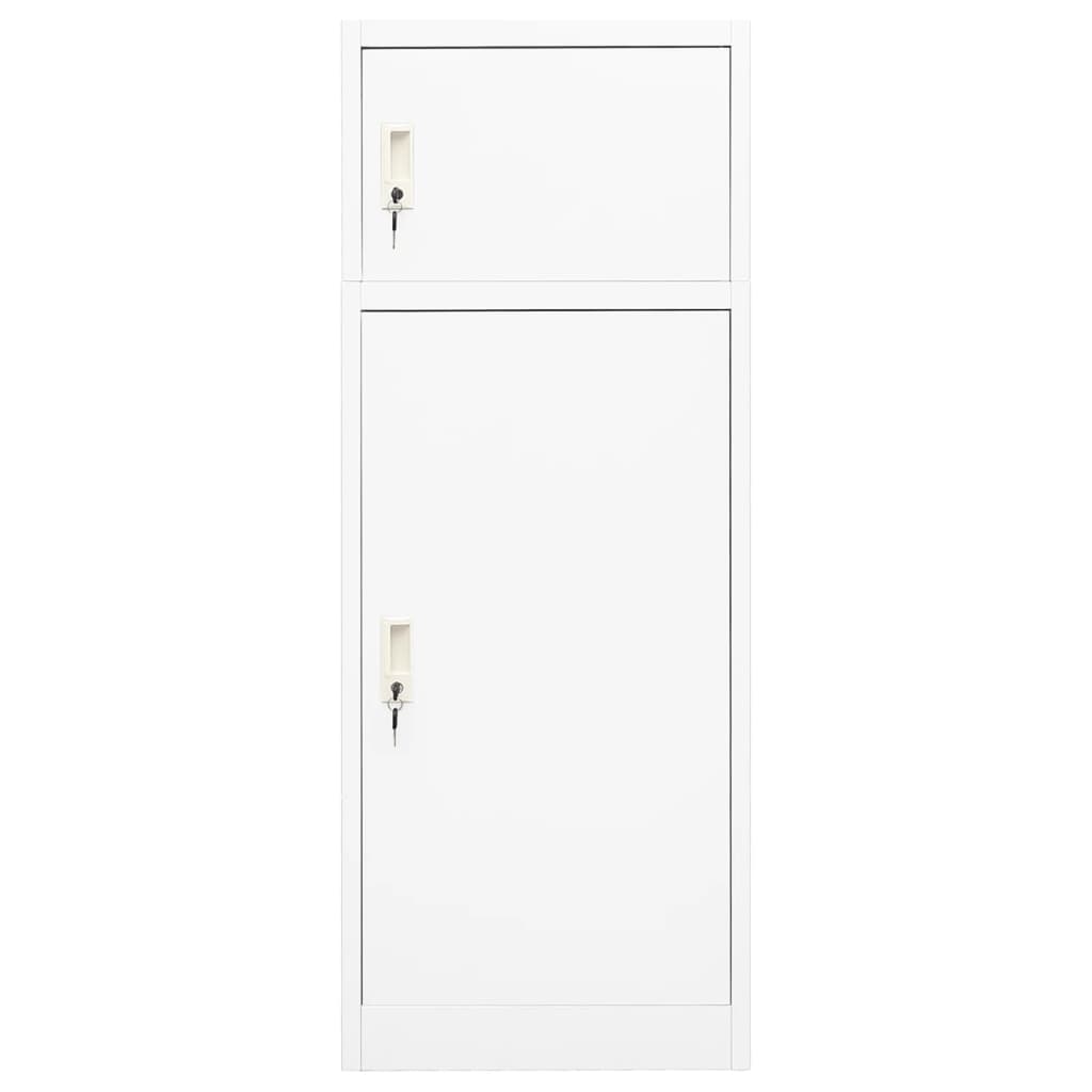 Vetonek Saddle cabinet white steel 53x53x140 cm