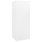 Saddle cabinet white steel 53x53x140 cm v9348 - Vetonek