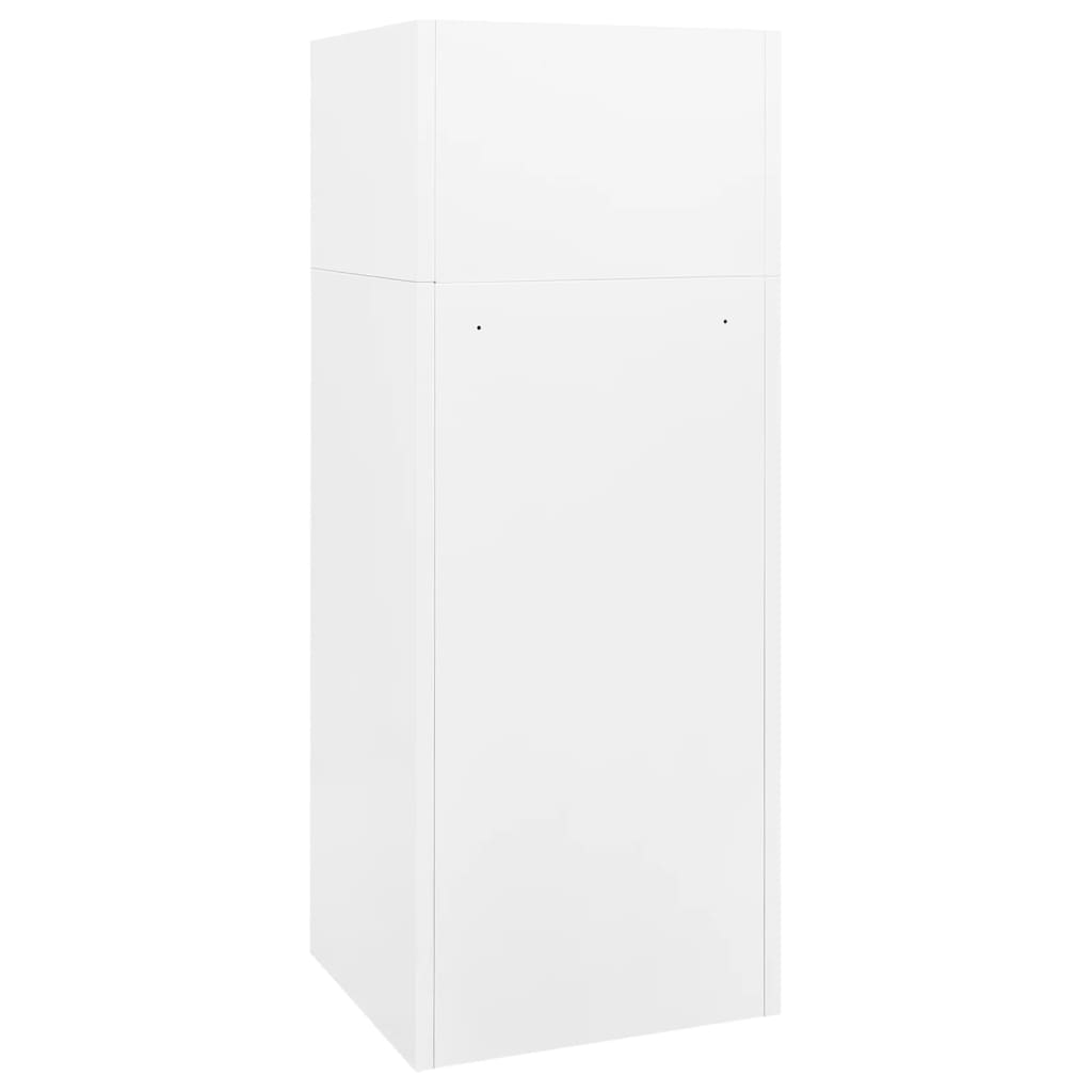 Saddle cabinet white steel 53x53x140 cm v9348 - Vetonek