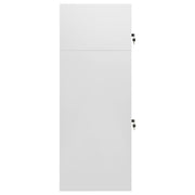 Saddle cabinet light gray steel 53x53x140 cm v9355 - Vetonek