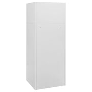 Saddle cabinet light gray steel 53x53x140 cm v9355 - Vetonek