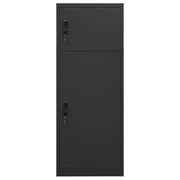 Vetonek Saddle cabinet anthracite gray steel 53x53x140 cm