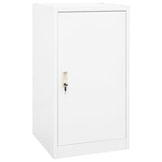 Saddle cabinet white steel 53x53x105 cm V9386 Vetonek