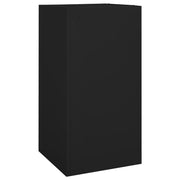 Saddle cabinet black steel 53x53x105 cm - Vetonek