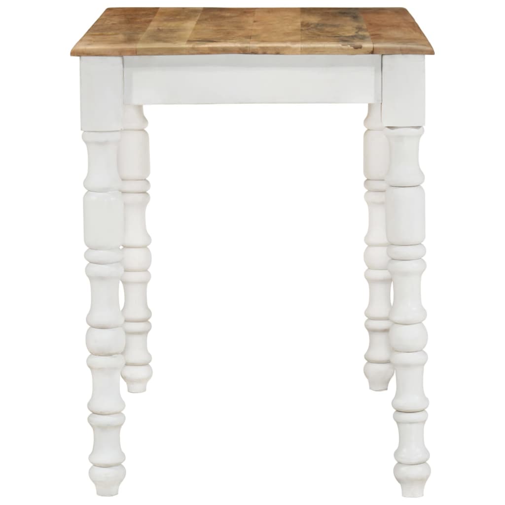 Mesa de comedor madera maciza de mango 110x60x76 cm