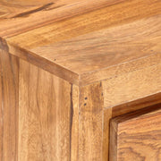 Cómoda de madera maciza de acacia 60x33x75 cm - Vetonek