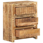 Cómoda de madera maciza de mango 60x33x75 cm v5766 - Vetonek