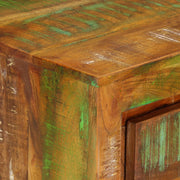 Cómoda de madera maciza reciclada multicolor 60x33x75 cm v5773 - Vetonek