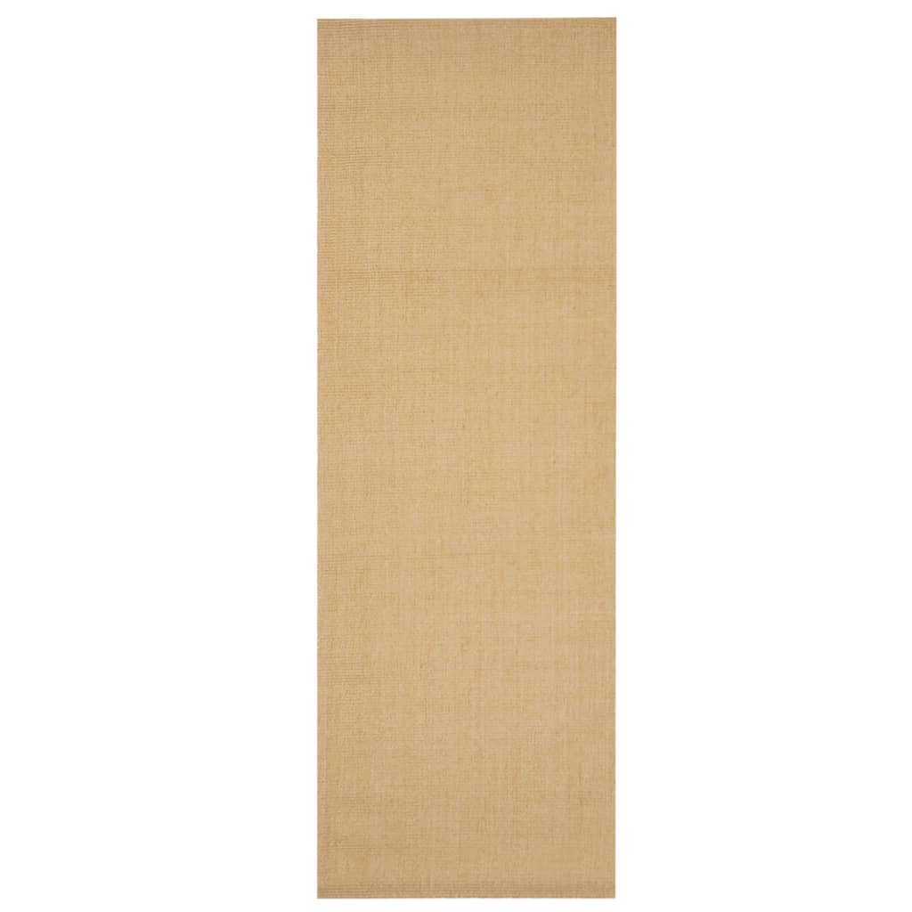 Carpete de sisal natural 66x200 cm