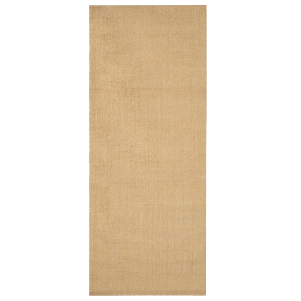 Carpete de sisal natural 80x200 cm