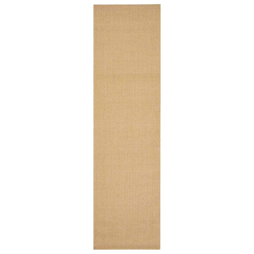 Carpete de sisal natural 80x300 cm