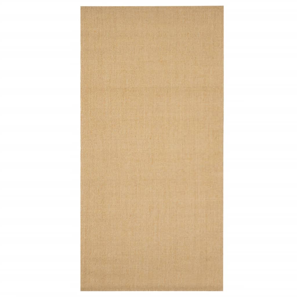 Tapete de sisal natural de 100x200 cm