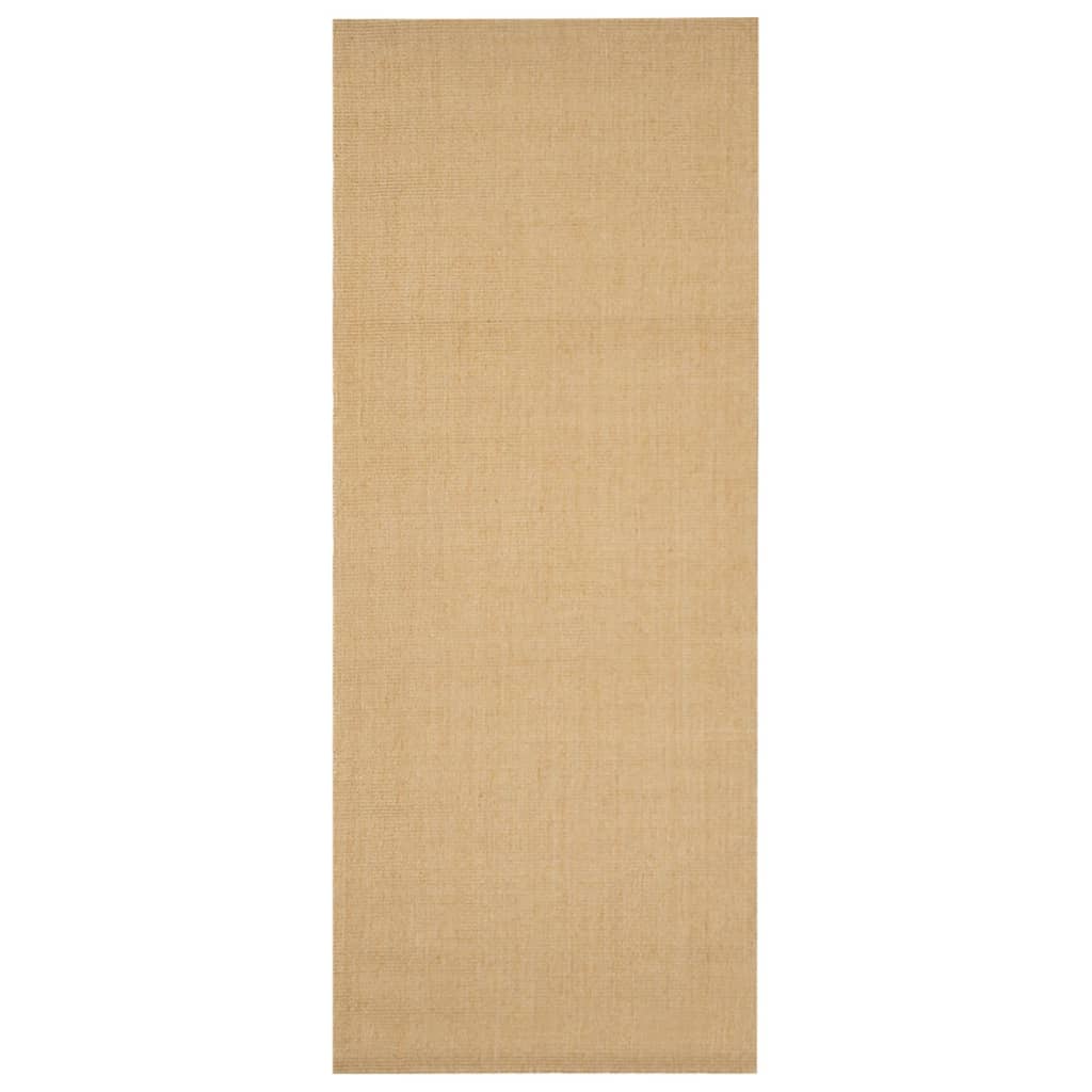 100x250 cm carpete de sisal natural