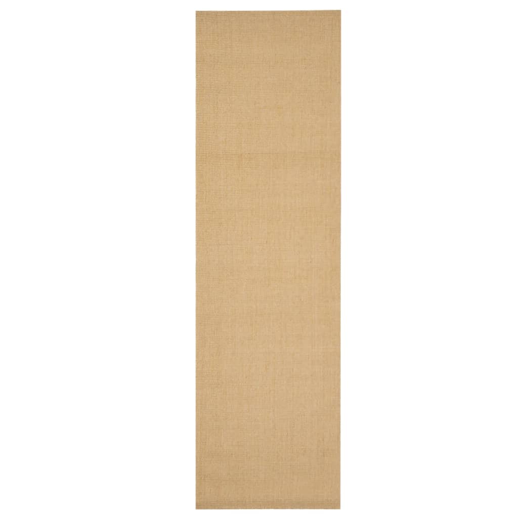 100x350 cm carpete de sisal natural