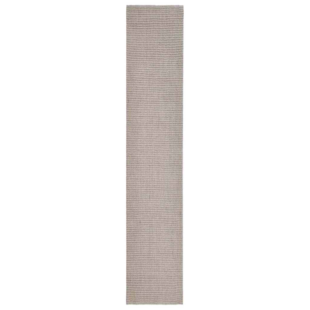 Arena de cor de carpete de sisal natural 66x350 cm