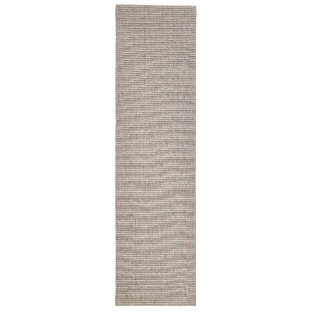 Cor de sisal de sisal cor 80x300 cm