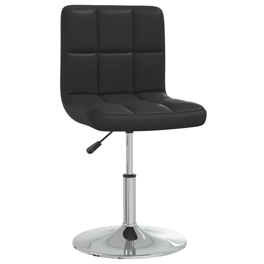 Vetonek Silla de comedor cuero sintético negra