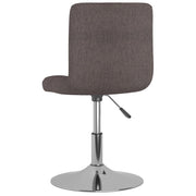 Sillas de comedor giratorias 6 unidades tela color gris taupe v9952 - Vetonek