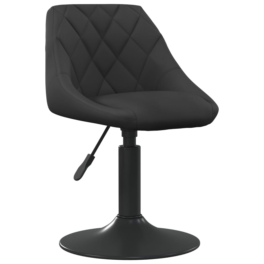 Vetonek Silla de comedor de terciopelo negro