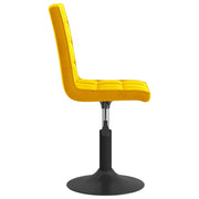Sillas de comedor giratorias 6 uds terciopelo amarillo mostaza v8359 - Vetonek