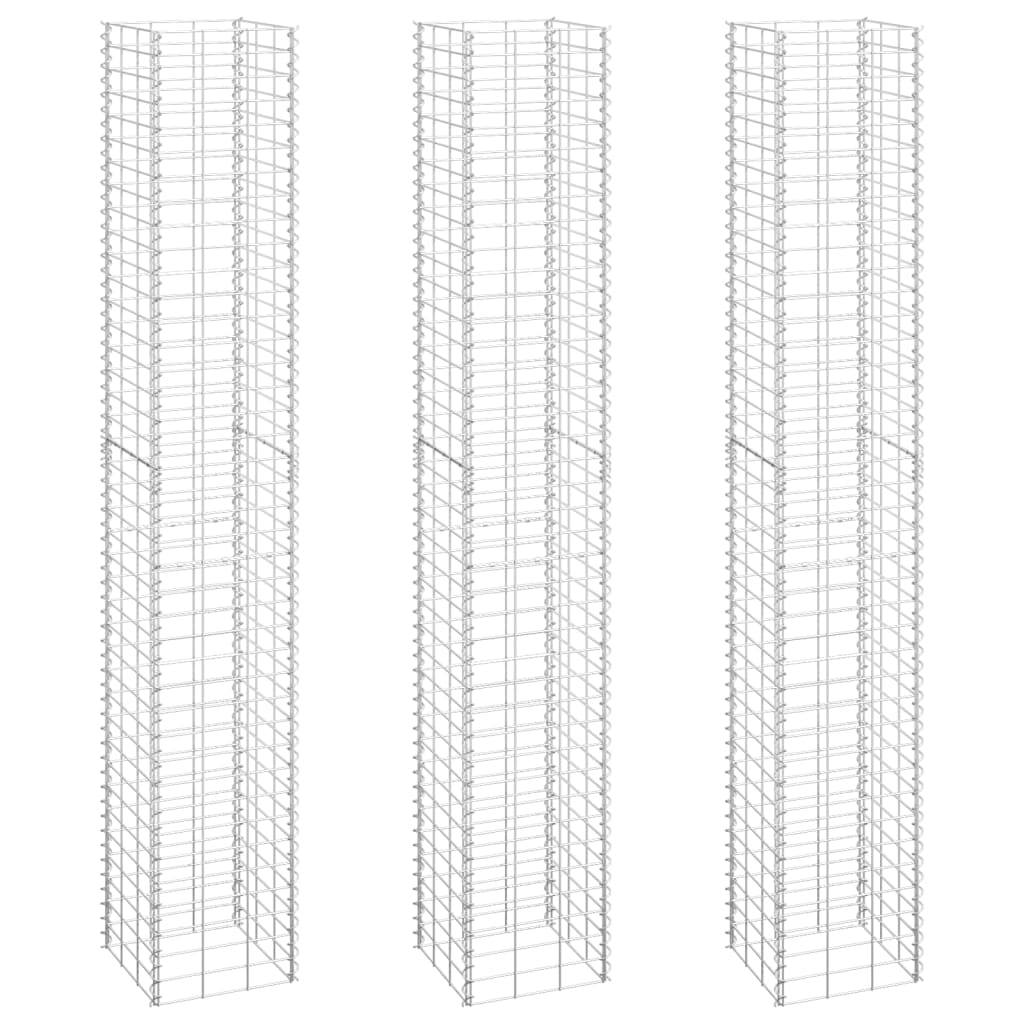 Gaviones columna cuadrada 30x30 cm. - 3 uds. - Vetonek