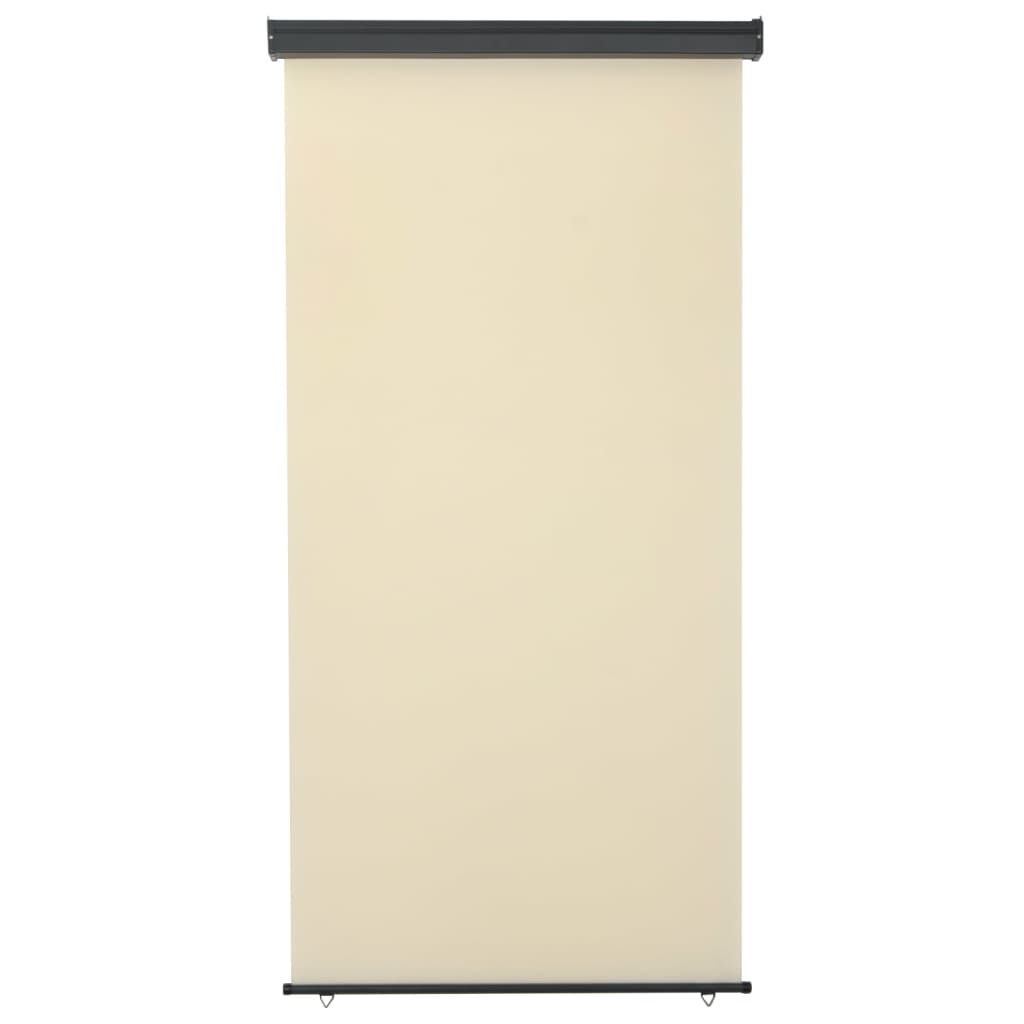 Vetonek Toldo lateral de balcón color crema 122x250 cm