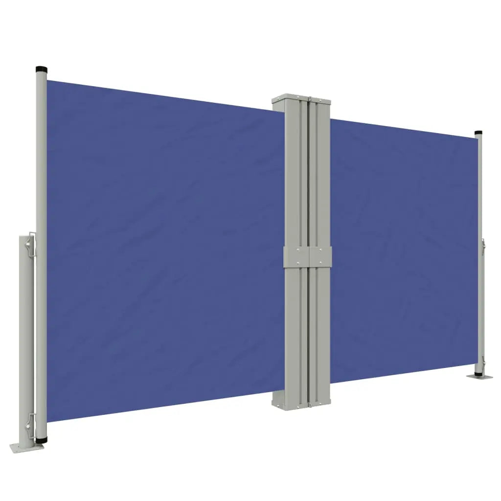 Vetonek Toldo lateral retráctil azul 140x1200 cm