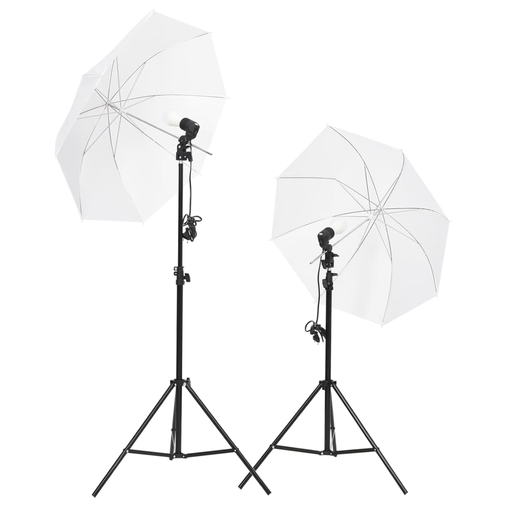 Kit iluminación de estudio fotográfico con trípodes y paraguas v1662 Vetonek
