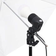 Kit iluminación de estudio fotográfico con trípodes y paraguas v1662 - Vetonek
