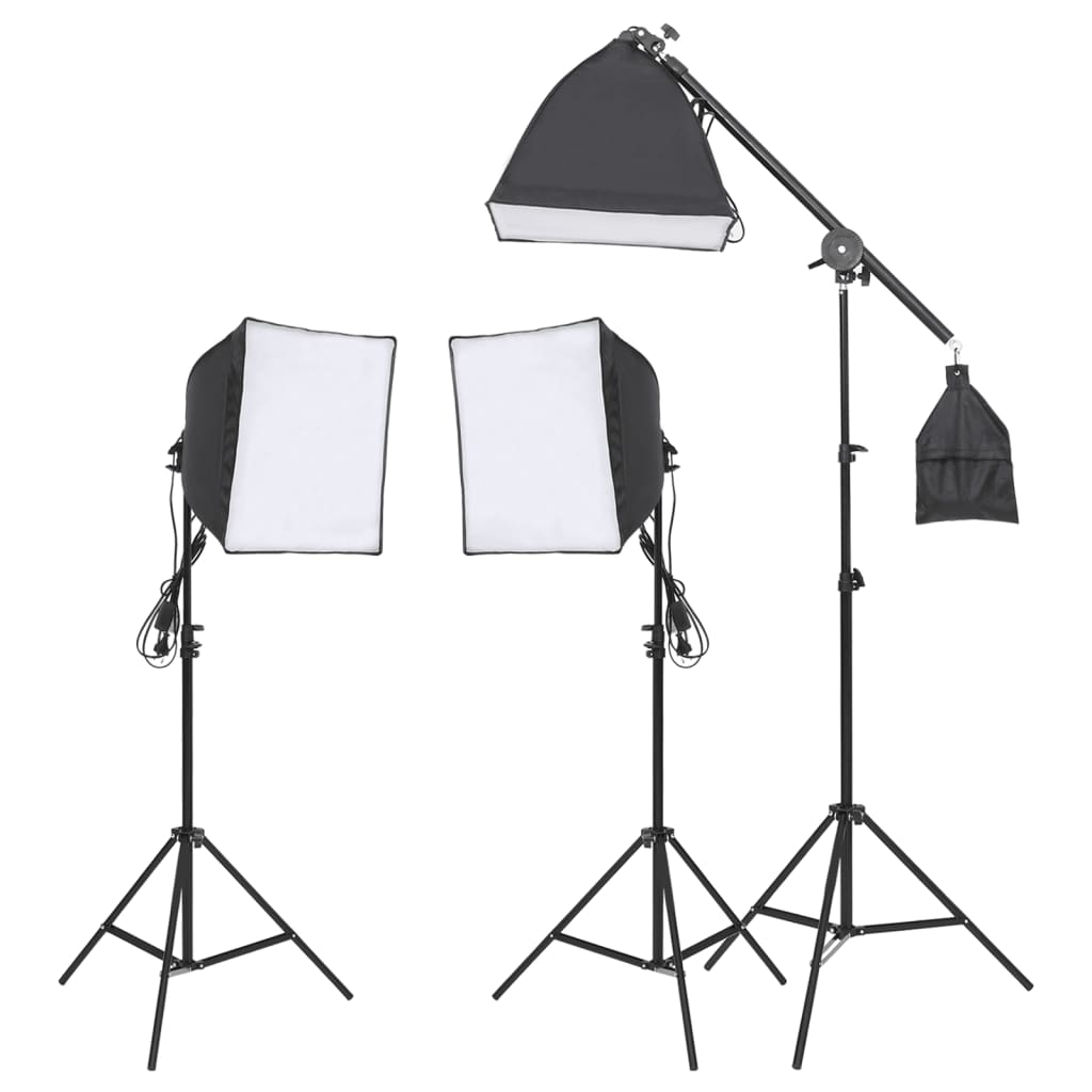 Vetonek Kit de iluminación de estudio con trípode y softbox