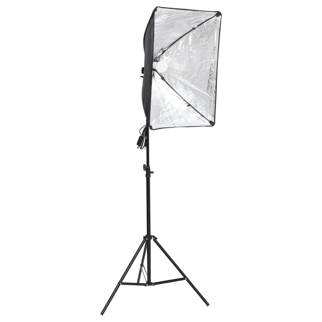 Kit iluminación de estudio fotográfico con fondos y softboxes v1730 - Vetonek