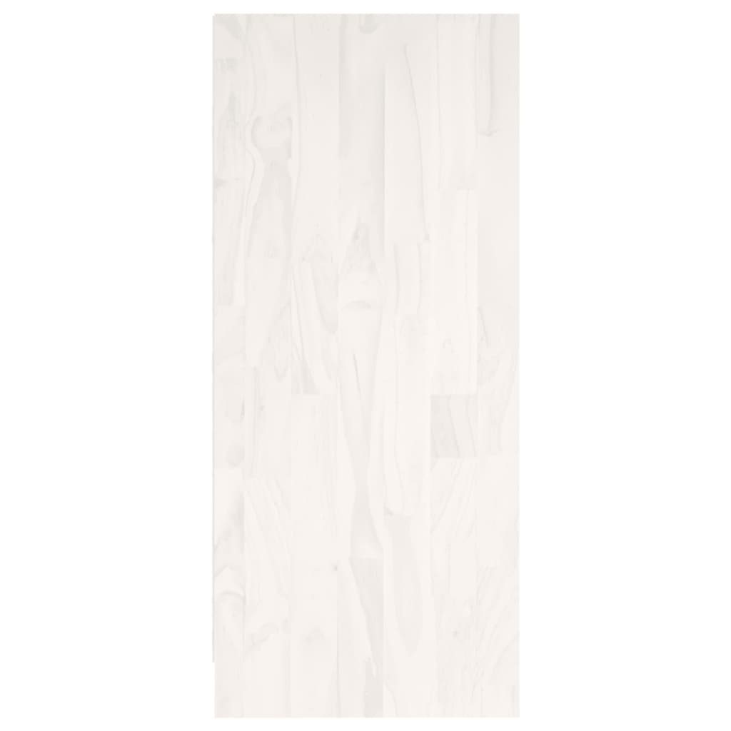 Estantería madera maciza de pino blanco 104x33x76 cm - Vetonek