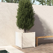 Jardinière en pin blanc massif 70x70x70 cm v3567 Vetonek