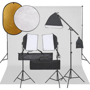 Kit de estudio fotográfico con set de luces, fondo y reflector v3546 Vetonek