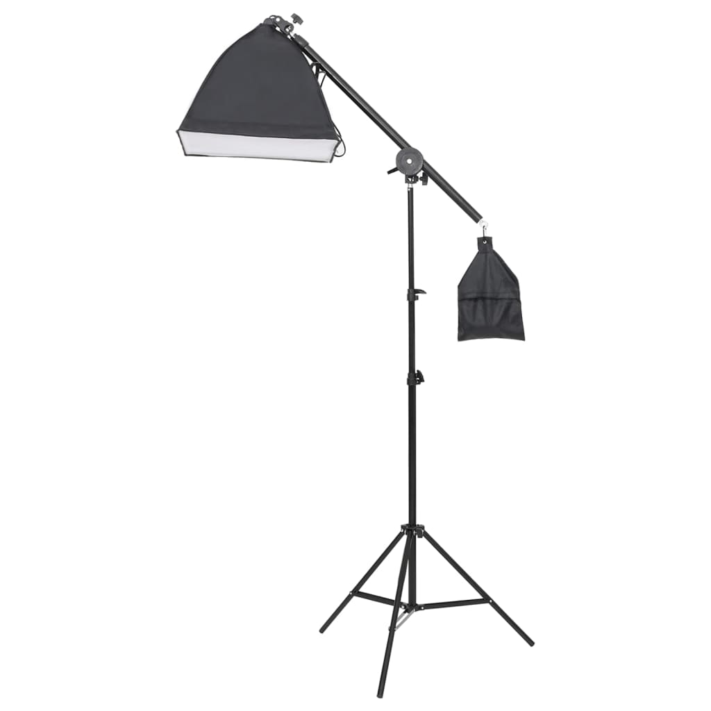 Kit de estudio fotográfico con set de luces, fondo y reflector - Vetonek
