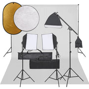 Kit de estudio fotográfico con set de luces, fondo y reflector v3577 Vetonek