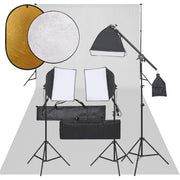 Kit de estudio fotográfico con set de luces, fondo y reflector v3607 Vetonek