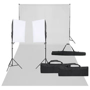 Kit de estudio fotográfico con set de luces y fondo v4161 Vetonek