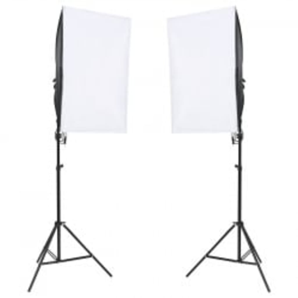 Vetonek Kit de estudio fotográfico con set de luces, fondo y reflector