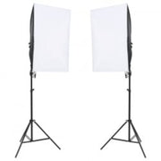 Kit de estudio fotográfico con set de luces, fondo y reflector v4246 - Vetonek