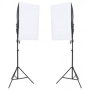 Vetonek Kit de estudio fotográfico con set de luces y fondo