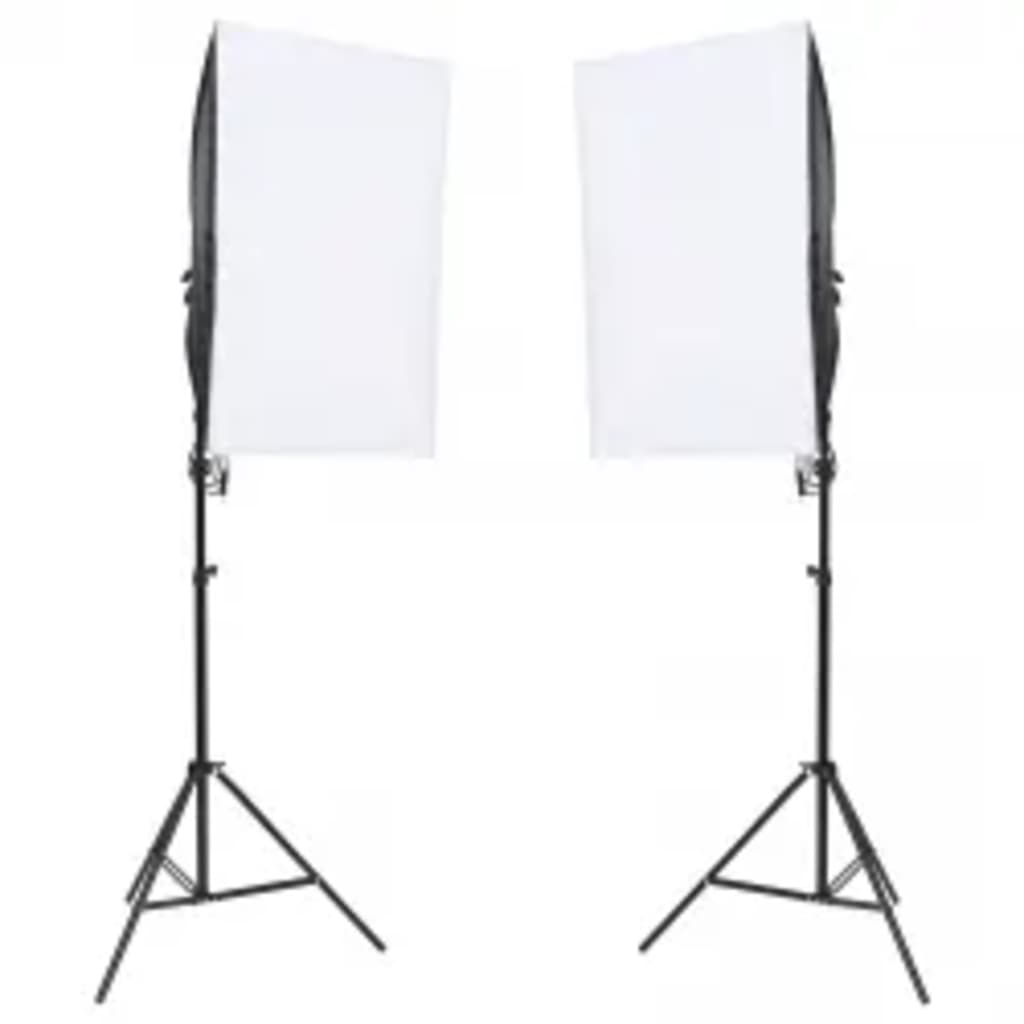 Vetonek Kit de estudio fotográfico con set de luces y fondo