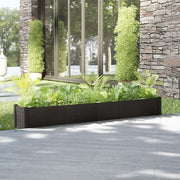 Jardinière en bois de pin noir massif 200x31x31 cm v4987 Vetonek