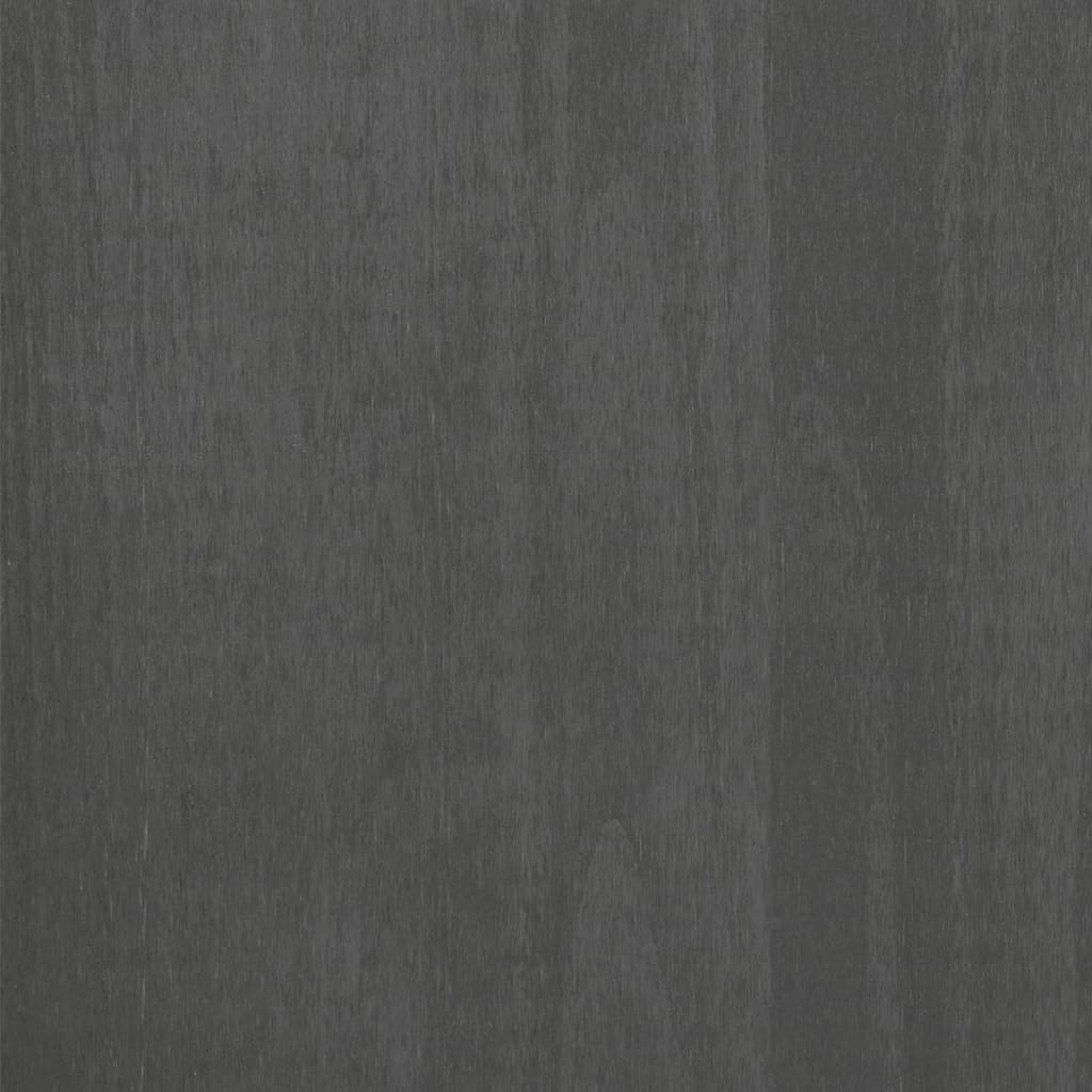 Mesa de centro HAMAR madera maciza pino gris oscuro 100x55x35cm vidaXL