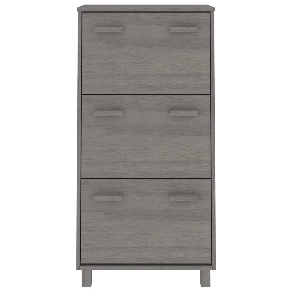 Zapatero Hamar Sound Wood Sound Grey Pino 59.5x35x117 cm