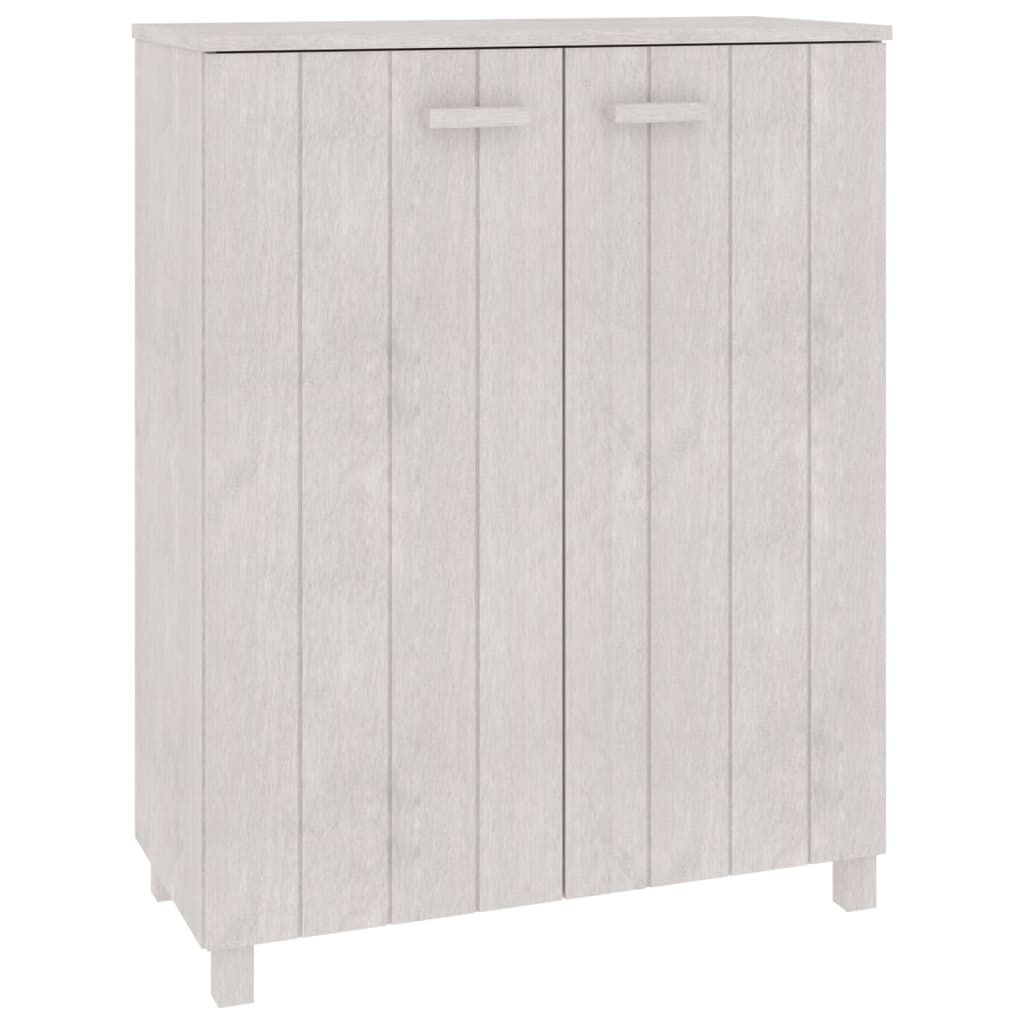 Sapateiro Hamar Maciza madeira de pinheiro branco 85x40x108 cm