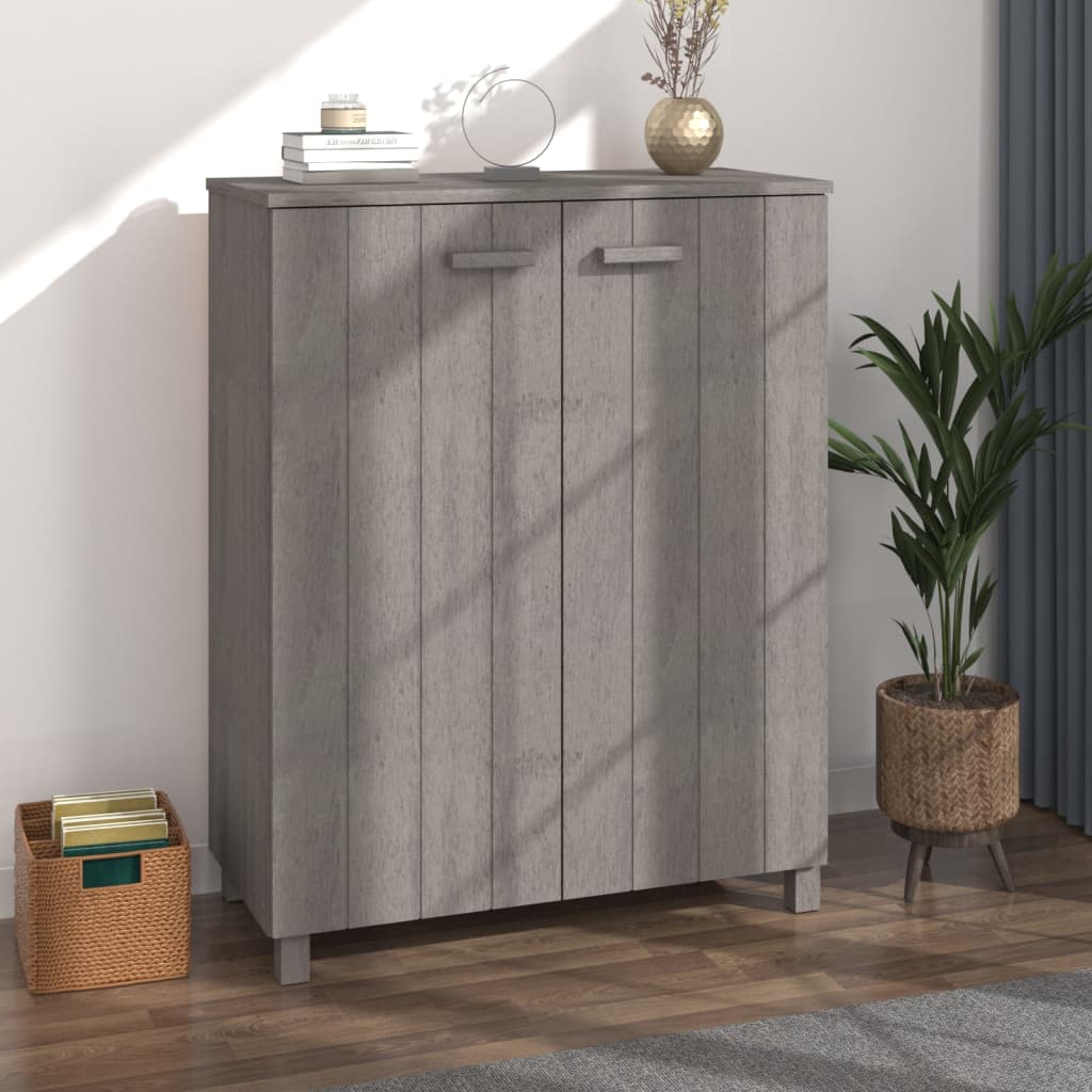 Zapatero Hamar Sound Wood Sound Grey Pino 85x40x108 cm