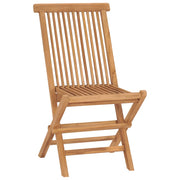 Vetonek Folding Garden Chairs 6 units solid teak wood