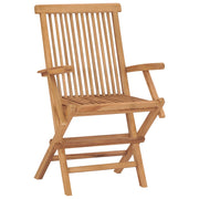 Vetonek Folding Garden Chairs 6 units solid teak wood