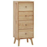 Cómoda de madera maciza de teca 40x30x100 cm v8954 Vetonek